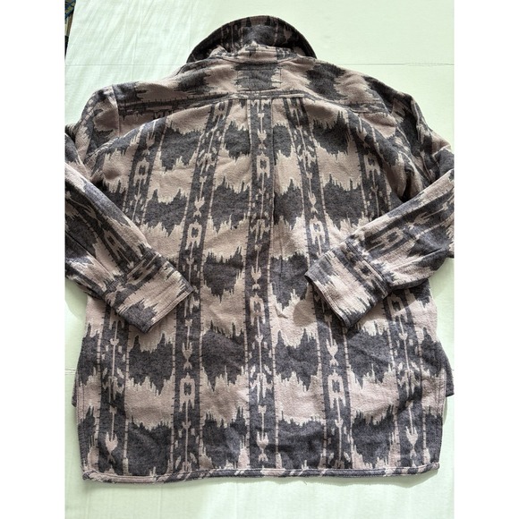 Free People Izzie Cargo Jacquard Shacket Size Large/Extra Large - Picture 3 of 13